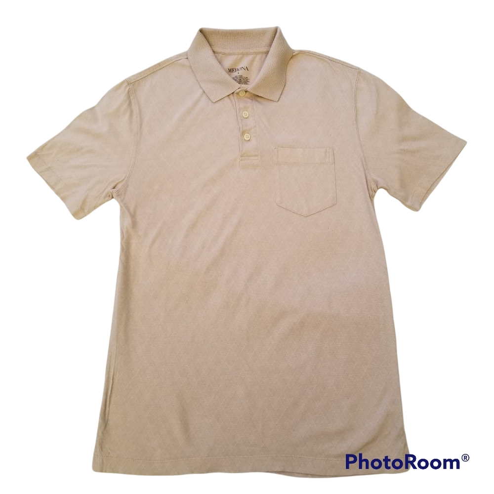 Men's Merona Tan Polo Size Small